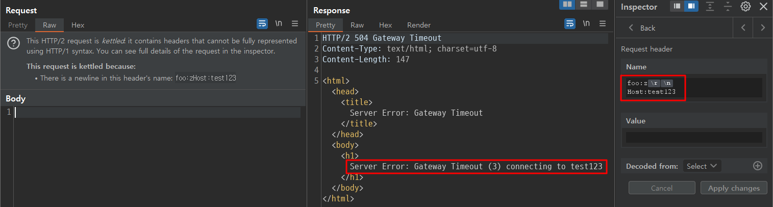 http2 request tunneling