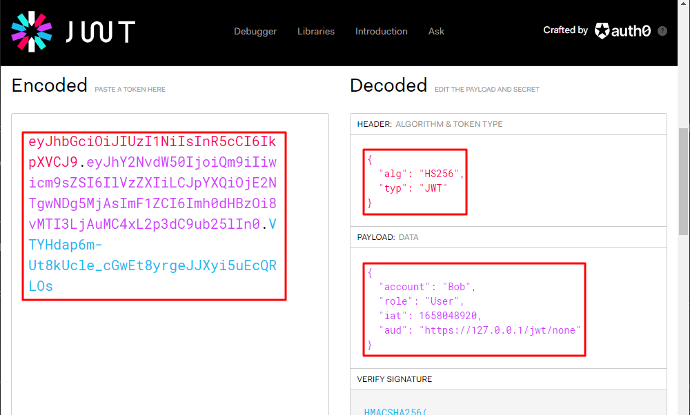 token decoding